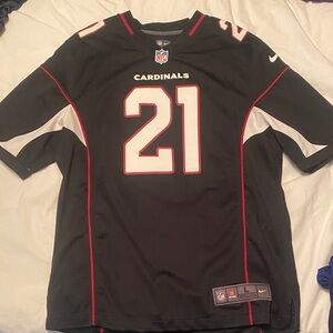 Nike Black and Red Patrick Peterson Cardinals Jersey